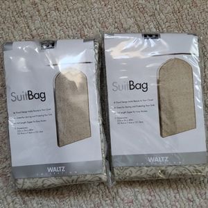 set of 2 suit bags still in package.